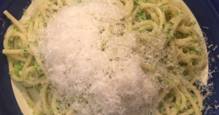 Spaghetti with Broccoli “Pesto”