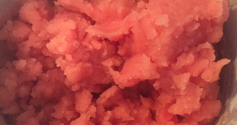 Watermelon – Pimms Sorbet